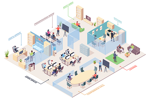 Tech has emptied offices; it can refill them, too Enterprise Productivity 2021q4
