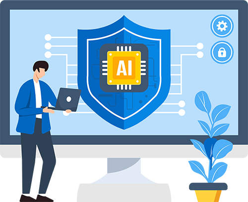 Challenges and promise of AI in cybersecurity 1 Qi Cybersecurity Graphic Jan 2025