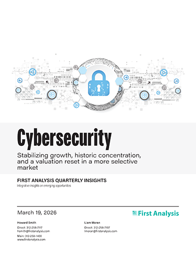 First Analysis Quarterly Insights Cybersecurity Mar 2026 Cover Web